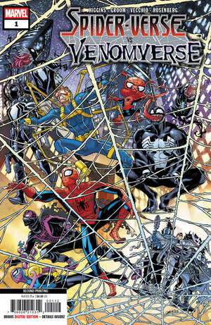 [SPIDER-VERSE VS. VENOMVERSE #1 2ND PRINTING CVR A JAVIER GARRON  VARIANT]