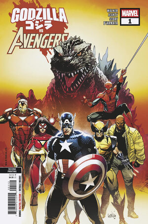 [GODZILLA VS. AVENGERS #1 2ND PRINTING CVR A LEINIL YU VARIANT]
