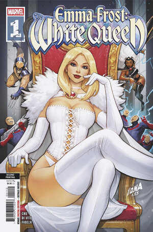 [EMMA FROST: THE WHITE QUEEN #1 2ND PRINTING CVR A DAVID NAKAYAMA VARIANT]