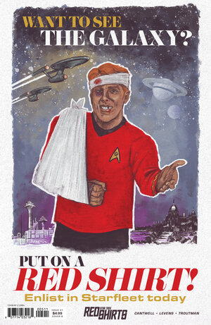 [STAR TREK RED SHIRTS #1 CVR B LENDL]