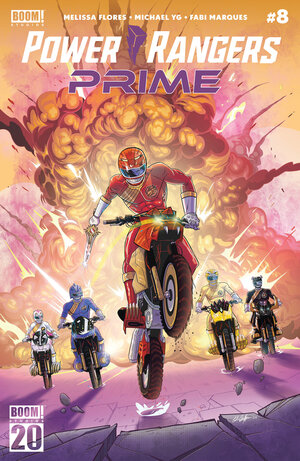 [Power Rangers Prime #8 B Variant (Dressed, Griffin)]