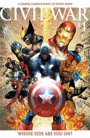 [CIVIL WAR #1 FACSIMILE EDITION CVR C MICHAEL TURNER FOIL VARIANT]
