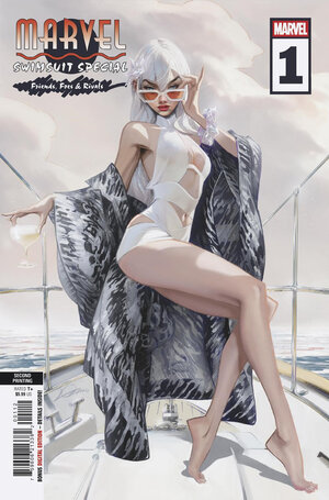 [MARVEL SWIMSUIT SPECIAL: FRIENDS, FOES & RIVALS #1 2ND PRINTING CVR A ALEXANDER LOZANO VARIANT]
