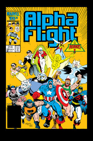 [ALPHA FLIGHT BY MANTLO & LEE OMNIBUS MIKE MIGNOLA COVER [DM ONLY] HC]