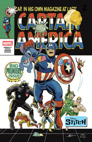 [CAPTAIN AMERICA #3 CVR G BEN SU DISNEY STITCH VARIANT]