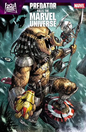 [PREDATOR KILLS THE MARVEL UNIVERSE #1 2ND PRINTING CVR A MICHELE BANDINI VARIANT]