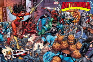 [BATTLEWORLD #1 CVR F NICK BRADSHAW 5-PART WRAPAROUND CONNECTING VARIANT A]