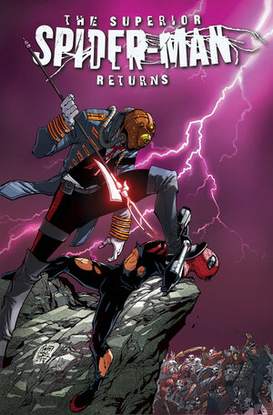 [SUPERIOR SPIDER-MAN RETURNS OMNIBUS MIKE DEL MUNDO COVER [DM ONLY] HC]
