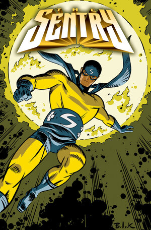 [THE SENTRY OMNIBUS DAVE BULLOCK COVER [DM ONLY] HC]