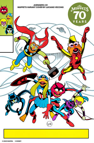[AVENGERS #31 CVR D LUCIANO VECCHIO MUPPETS VARIANT]