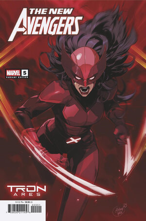 [NEW AVENGERS #5 CVR E HICHAM HABCHI TRON: ARES VARIANT]