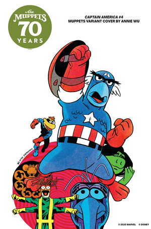 [CAPTAIN AMERICA #4 CVR C ANNIE WU MUPPETS VARIANT]