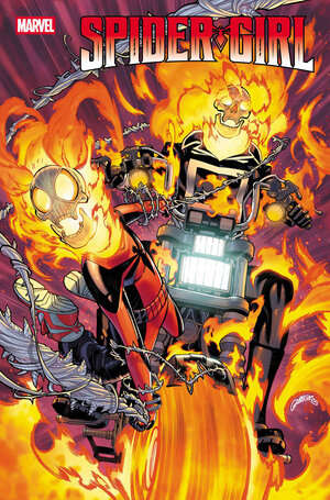 [SPIDER-GIRL #5 CVR B JAVIER GARRON SPIDER-GIRL FUNHOUSE MIRROR VARIANT]