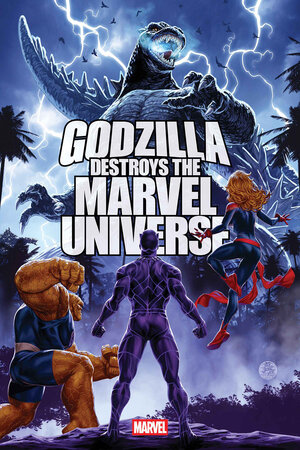 [GODZILLA DESTROYS THE MARVEL UNIVERSE #4 CVR]