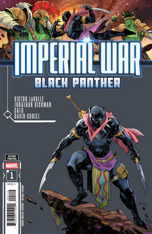 [IMPERIAL WAR: BLACK PANTHER #1 2ND PRINTING CVR A FRANCESCO MORTARINO VARIANT]
