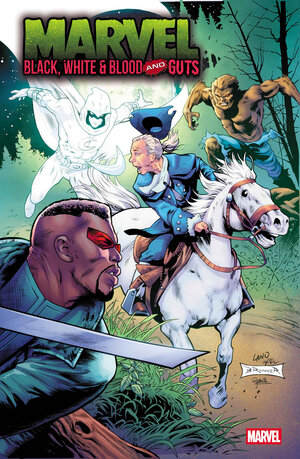 [MARVEL: BLACK, WHITE & BLOOD AND GUTS #1 CVR B GREG LAND 250TH HOMAGE VARIANT]