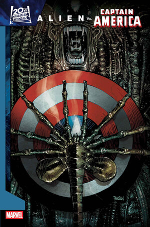 [ALIEN VS. CAPTAIN AMERICA #1 CVR B DAN PANOSIAN FOIL VARIANT]