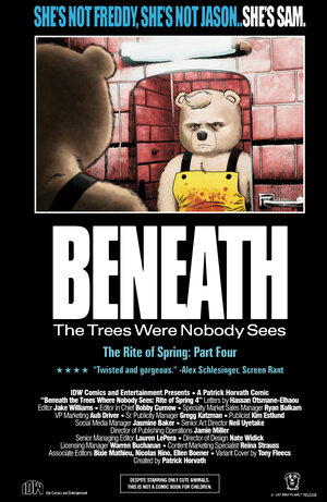 [BENEATH THE TREES WHERE NOBODY SEES: RITE OF SPRING #4 CVR B (FLEECSMOVIE HOMAGE COVER)]