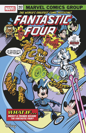 [FANTASTIC FOUR #5 CVR B MARCO PALAZZI DISNEY WHAT IF? FANTASTIC FOUR HOMAGE VARIANT]
