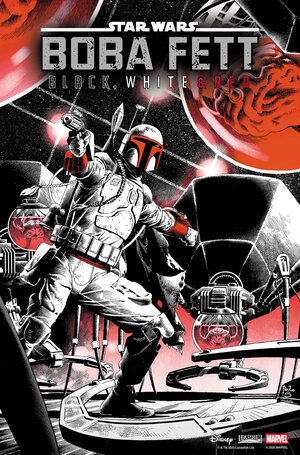 [STAR WARS: BOBA FETT - BLACK, WHITE & RED #3 CVR B PAULO SIQUEIRA VARIANT]