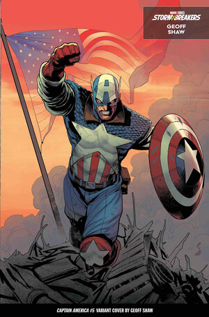[CAPTAIN AMERICA #5 CVR E GEOFF SHAW FROM THE CHAOS A COSTUME VARIANT]