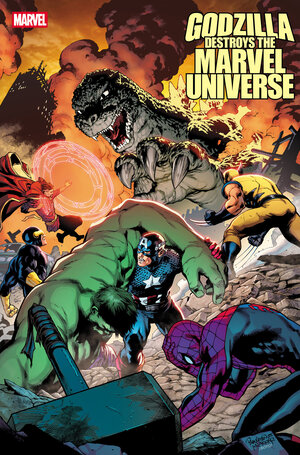 [GODZILLA DESTROYS THE MARVEL UNIVERSE #5 CVR B CARLO PAGULAYAN FAN FAVORITE VARIANT]