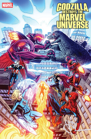 [GODZILLA DESTROYS THE MARVEL UNIVERSE #5 CVR E CORY SMITH VARIANT]