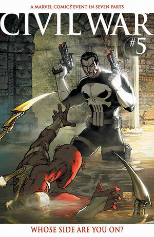 [CIVIL WAR #5 FACSIMILE EDITION CVR B MICHAEL TURNER FOIL VARIANT]