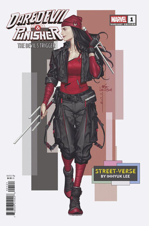 DAREDEVIL/PUNISHER: THE DEVIL'S TRIGGER #1 CVR B INHYUK LEE STREET-VERSE VARIANT