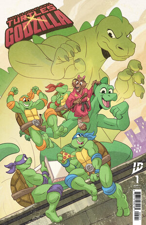 [TEENAGE MUTANT NINJA TURTLES X GODZILLA #1 CVR D (GALLOWAY)]