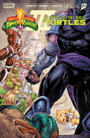 [MIGHTY MORPHIN POWER RANGERS/TEENAGE MUTANT NINJA TURTLES III #3 CVR B VARIANT (DRESSED, WILLIAMS)]