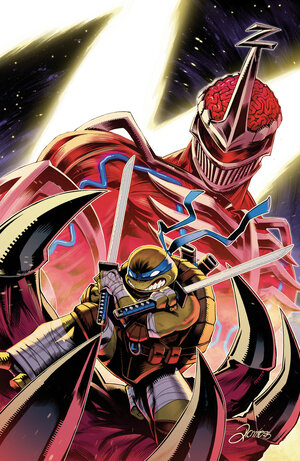 [MIGHTY MORPHIN POWER RANGERS/TEENAGE MUTANT NINJA TURTLES III #3 CVR D VARIANT (FULL ART, FOIL, ZONNO)]