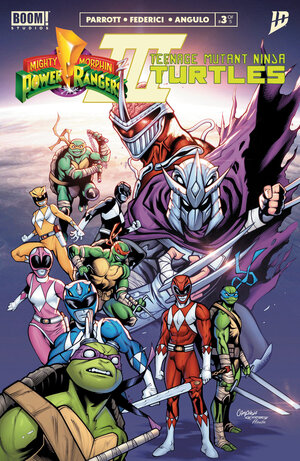[MIGHTY MORPHIN POWER RANGERS/TEENAGE MUTANT NINJA TURTLES III #3 CVR J FOC REVEAL VARIANT (DRESSED, TBA)]