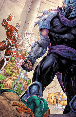 [MIGHTY MORPHIN POWER RANGERS/TEENAGE MUTANT NINJA TURTLES III #3 CVR K UNLIMITED VARIANT (FULL ART, WILLIAMS)]
