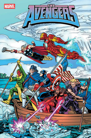 [AVENGERS #33 CVR B CHAD HARDIN 250TH HOMAGE VARIANT]