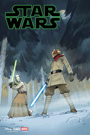 [STAR WARS #8 CVR C BENGAL LUKE SKYWALKER & LEIA ORGANA JEDI KNIGHTS VARIANT]