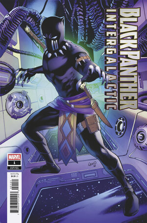 [BLACK PANTHER: INTERGALACTIC #1 CVR E GREG LAND BLACK PANTHER VARIANT]