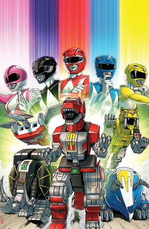 [MIGHTY MORPHIN POWER RANGERS: ZORD QUEST #1 CVR B VARIANT (DRESSED, COLLER)]