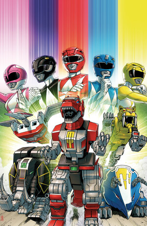 [MIGHTY MORPHIN POWER RANGERS: ZORD QUEST #1 CVR F UNLIMITED VARIANT (FULL ART, COLLER)]
