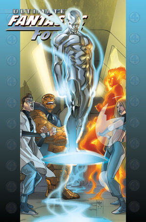 [ULTIMATE FANTASTIC FOUR OMNIBUS VOL. 2 PASQUAL FERRY SILVE SURFER COVER HC]