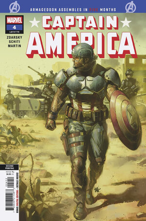 [CAPTAIN AMERICA #4 2ND PRINTING CVR A BEN HARVEY VARIANT]