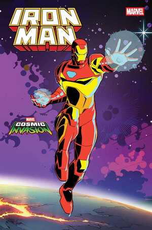 [IRON MAN #1 CVR H MARVEL COSMIC INVASION VARIANT]