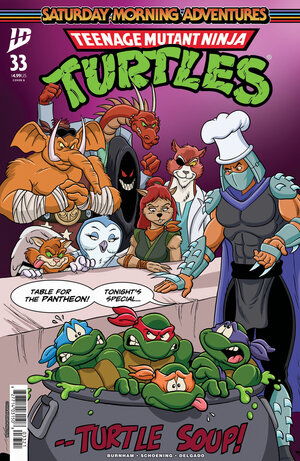 [TEENAGE MUTANT NINJA TURTLES: SATURDAY MORNING ADVENTURES #33 CVR B (HAZOURI)]