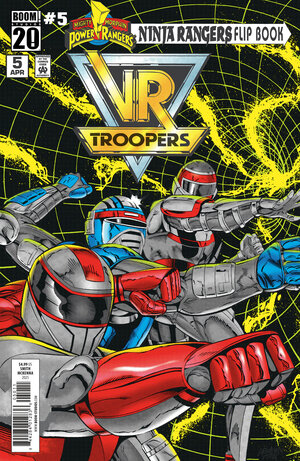 [VR TROOPERS/POWER RANGERS FLIPBOOK FACSIMILE EDITION #5 A MAIN (DRESSED, SMITH & MCKENNA)]