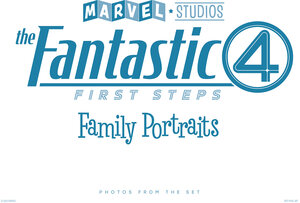 [MARVEL STUDIOS' THE FANTASTIC FOUR: FIRST STEPS -  FAMILY PORTRAITS: PHOTOS FROM THE SET HC]
