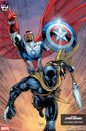 [AVENGERS #35 CVR C LUCIANO VECCHIO BLACK PANTHER VARIANT]