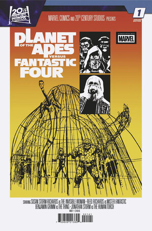 [PLANET OF THE APES VS. FANTASTIC FOUR #1 CVR D PHIL NOTO MOVIE HOMAGE VARIANT]
