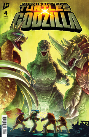 [TEENAGE MUTANT NINJA TURTLES X GODZILLA #4 CVR A (PE)]