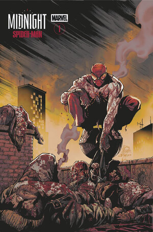 [MIDNIGHT SPIDER-MAN #1 CVR B RYAN STEGMAN MIDNIGHT BLOODBATH VARIANT]