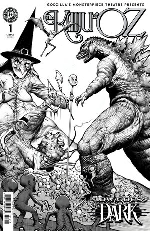 [GODZILLA'S MONSTERPIECE THEATRE PRESENTS: THE KAIJU OF OZ CVR D (AYALA IDW GOES DARK VARIANT)]